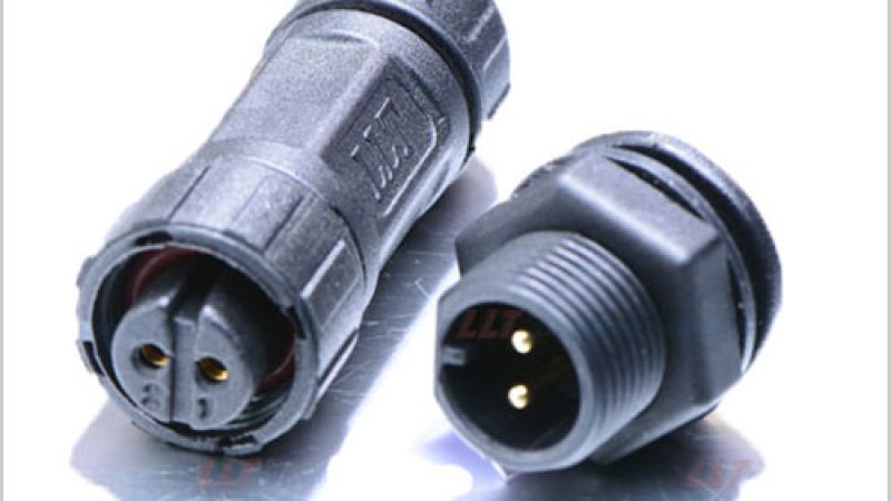 M12 2 Pin Waterproof Cable Connector - LEADER GROUP
