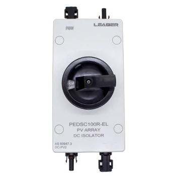 Waterproof DC isolator switch (to disconnect your solar array from the  system instantly and safely)